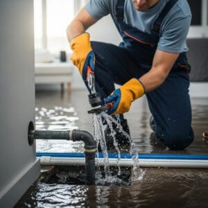plumber-repairing-a-burst-pipe-in-a-residential-emergency-situation